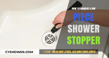 Easy Steps to Remove a One-Piece Shower Stopper