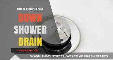 Easy Steps to Remove a Push-Down Shower Drain Quickly
