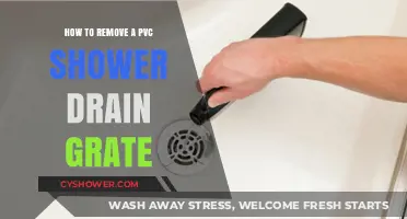 Easy DIY Guide: Removing a PVC Shower Drain Grate