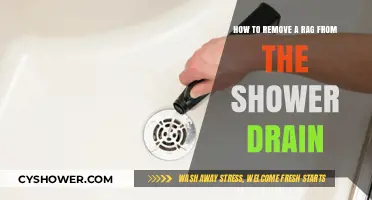 Quick Fix: Removing a Rag from Your Shower Drain Easily