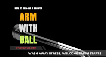 Easy Steps to Remove a Shower Arm with Ball Joint
