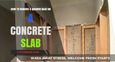 Removing a Shower Base on Concrete Slab: Step-by-Step Guide