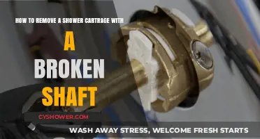 Fixing a Broken Shower Cartridge: Easy Shaft Removal Guide