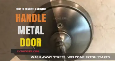 Easy Steps to Remove a Metal Shower Handle from Your Door