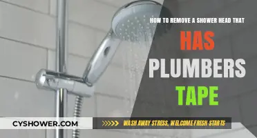 Easy Steps to Remove a Shower Head with Plumber’s Tape