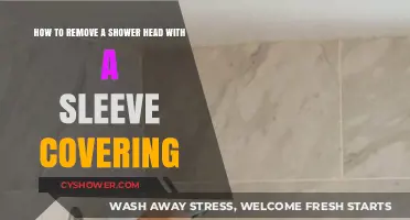 Easy Guide to Removing a Shower Head with a Sleeve Cover
