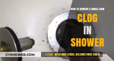 Quick Fix: Removing Small Hair Clogs in Your Shower Drain