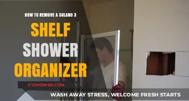 Easy Steps to Remove Your Solano 3-Shelf Shower Organizer