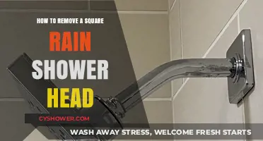 Easy Steps to Remove Your Square Rain Shower Head