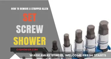 Fixing a Stripped Allen Set Screw in Your Shower: A Step-by-Step Guide