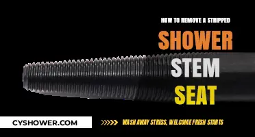Fixing a Stripped Shower Stem Seat: Step-by-Step Removal Guide