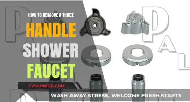 Easy Steps to Remove a Three-Handle Shower Faucet