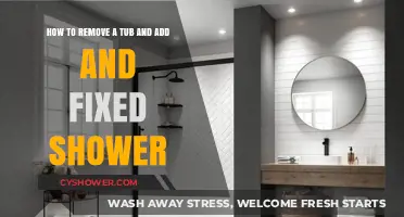 Transform Your Bathroom: Removing a Tub for a Fixed Shower Upgrade
