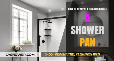 Transform Your Bathroom: Tub Removal & Shower Pan Installation Guide
