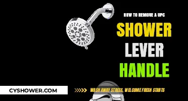 Easy Steps to Remove a UPC Shower Lever Handle