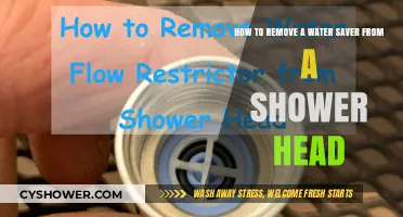 Easy Steps to Remove a Water Saver from Your Shower Head