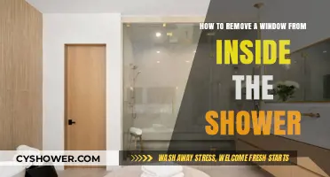Quick Fix: Removing a Window from Inside Your Shower Safely