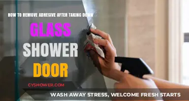 Effective Ways to Remove Adhesive Residue from Glass Shower Doors