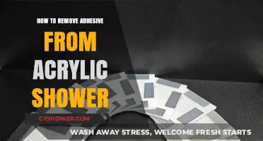 Effective Ways to Remove Adhesive from Acrylic Shower Surfaces Easily