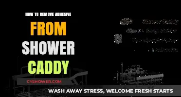 Effective Ways to Remove Adhesive Residue from Your Shower Caddy