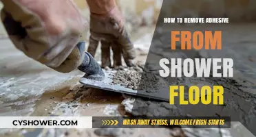 Effective Ways to Remove Adhesive from Your Shower Floor Easily