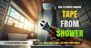 Effective Ways to Remove Adhesive Tape from Your Shower Easily