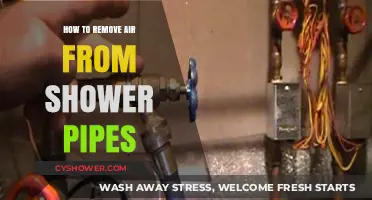 Effective Ways to Remove Air from Shower Pipes and Restore Water Flow