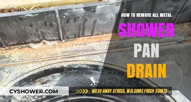 Efficiently Removing a Metal Shower Pan Drain: A Step-by-Step Guide
