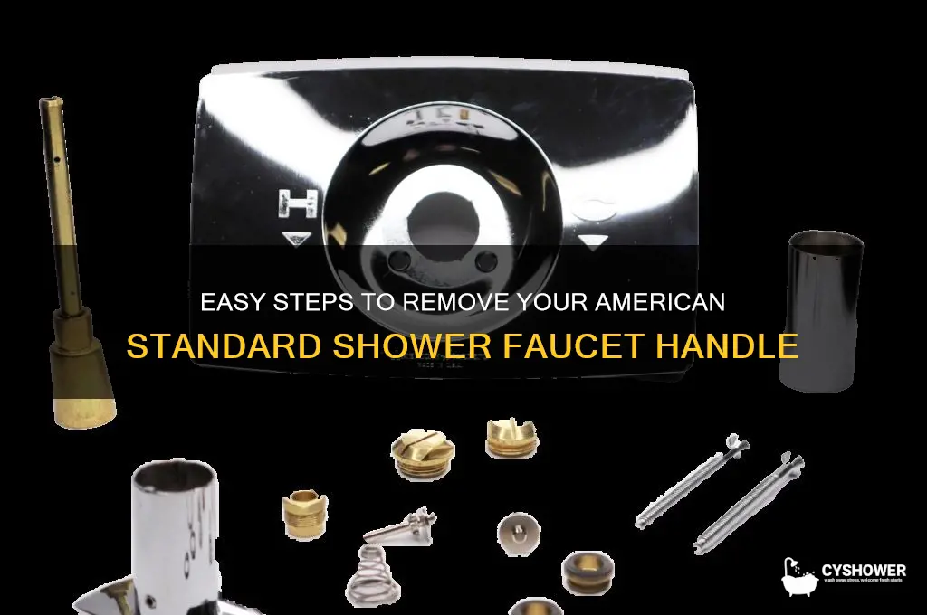 how to remove american standard shower faucet handle