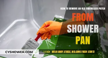 Efficiently Removing Old Fiberglass Patches from Your Shower Pan