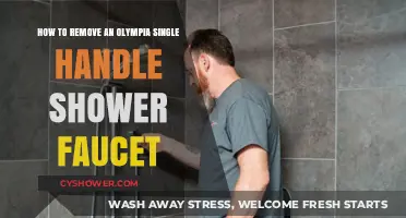 Easy Steps to Remove Your Olympia Single Handle Shower Faucet