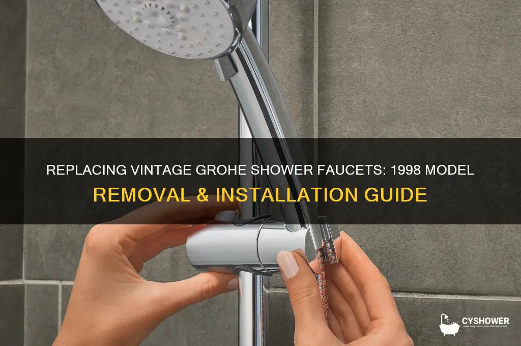 how to remove and install grohe shower faucets circa 1998