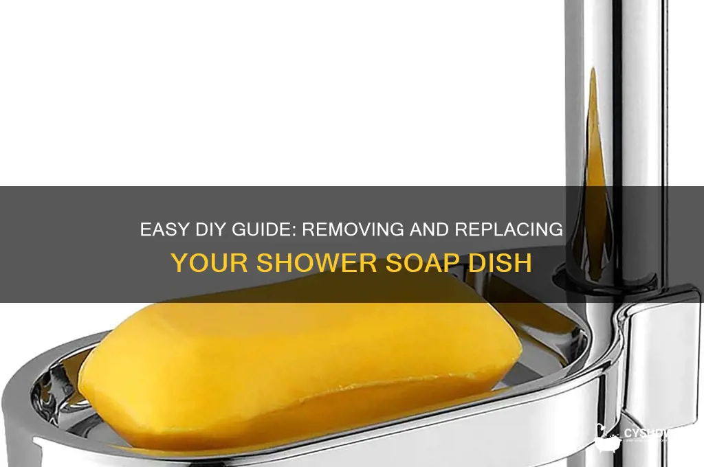 how to remove and replace a shower soap dish
