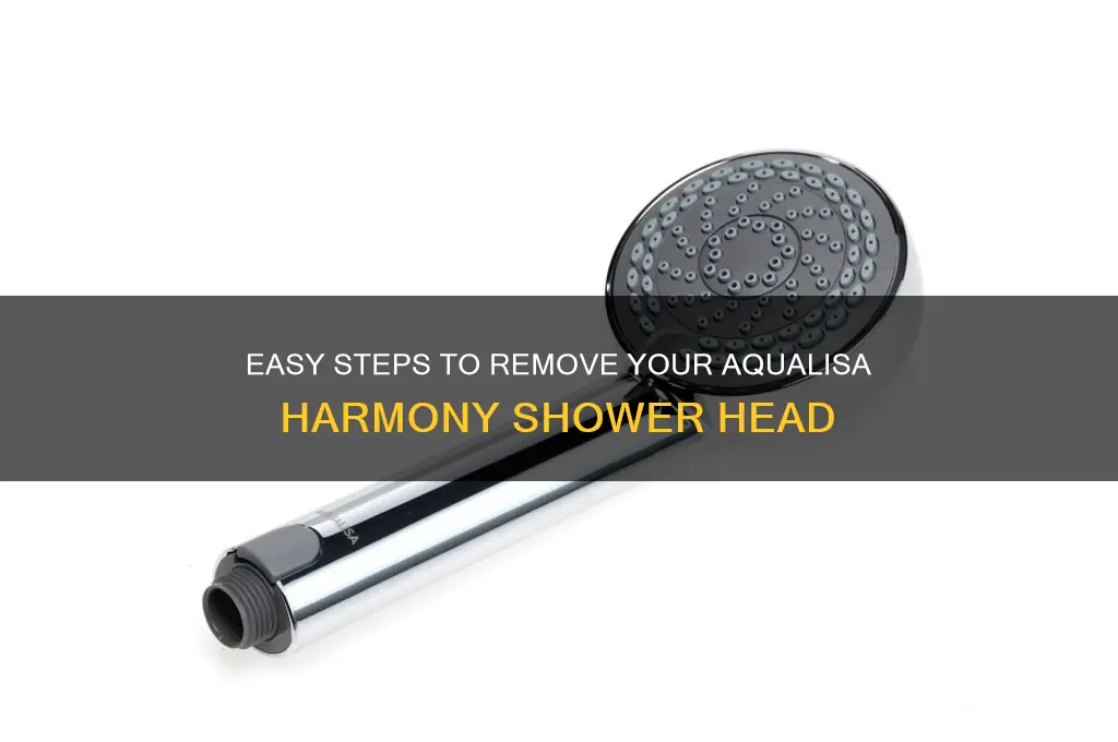 how to remove aqualisa harmony shower head