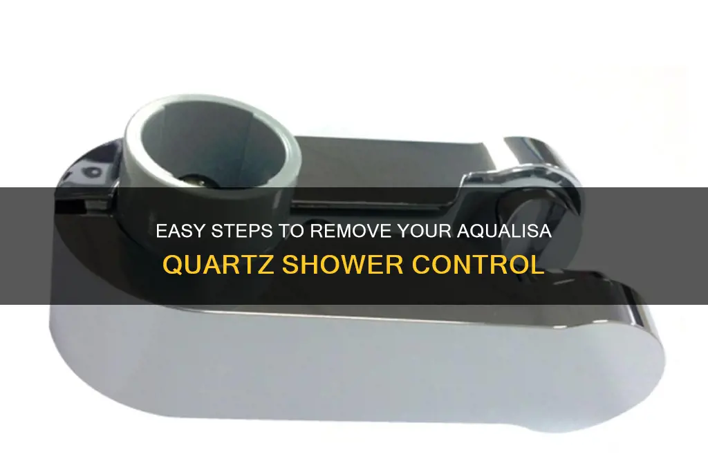 how to remove aqualisa quartz shower control