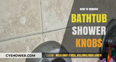 Easy DIY Guide: Removing Bathtub Shower Knobs Step-by-Step