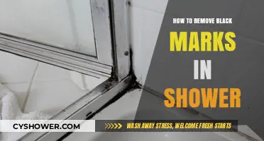 Effective Ways to Remove Black Marks from Your Shower