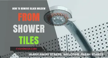 Effective Ways to Eliminate Black Mildew from Shower Tiles