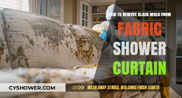 Effective Ways to Remove Black Mold from Fabric Shower Curtains