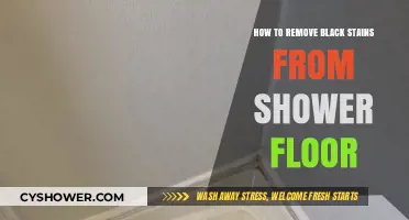 Effective Ways to Remove Black Stains from Your Shower Floor