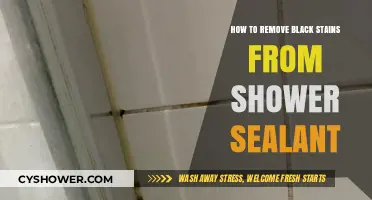 Effective Ways to Remove Black Stains from Shower Sealant
