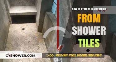 Effective Ways to Remove Black Stains from Shower Tiles Easily