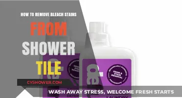 Effective Ways to Remove Bleach Stains from Shower Tile Surfaces