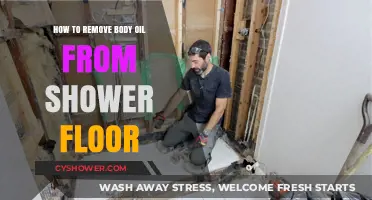 Effective Ways to Clean and Remove Body Oil from Shower Floors