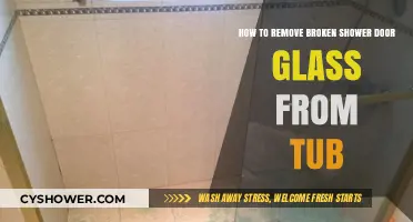 Safely Removing Broken Shower Door Glass from Your Bathtub: A Guide
