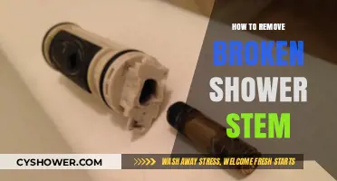 Fixing Your Shower: A Step-by-Step Guide to Removing Broken Stems