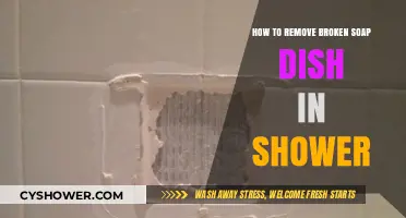 Quick Fix: Removing a Broken Soap Dish from Your Shower