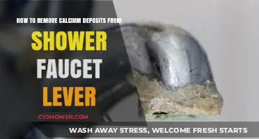 Effective Ways to Remove Calcium Deposits from Shower Faucet Lever