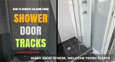 Effective Ways to Remove Calcium Buildup from Shower Door Tracks