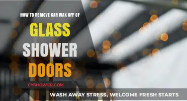 Effective Ways to Remove Car Wax from Glass Shower Doors